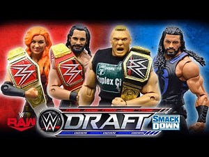 WWE DRAFT 2019 RESULTS & REVIEW! WWE FIGURES!