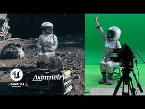 Unreal Engine 5 & Aximmetry - Moon Scenes Realtime Render