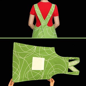 Japoński fartuch bez wiązania jest łatwy, wygodny, praktyczny i piękny! | Miarti - Kreatywne pomysły