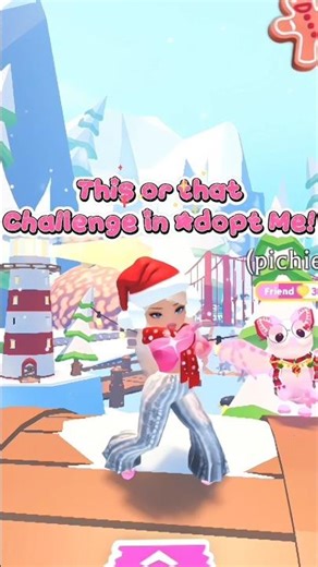 This or That Challenge in Adopt Me#roblox #adoptmeroblox #robloxgame #playadoptme #adoptme