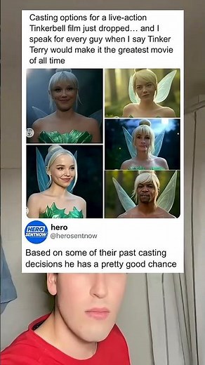 Casting options for a live action Tinker Bell