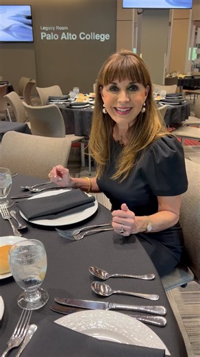 I am sharing a few dining etiquette tips that will put you at ease in front of a recruiter, a client, or a peer. Getting ready to conduct a dining etiquette class @paloaltocollege for Convocation Week for faculty, staff, and leadership. #etiquette #leadership #dining | Protocol School Of Texas | Diane Gottsman