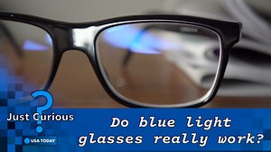 61K views · 213 reactions | If you're staring at screens all day, you may have considered investing in blue light glasses. But do they really work? #justcurious https://tinyurl.com/mrx98se6 | USA TODAY | Facebook