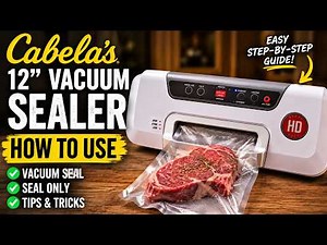 Cabela’s 12” Vacuum Sealer Review & How to Use It | Step-by-Step Beginner’s Guide