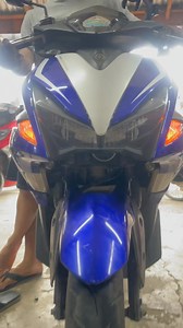 Aerox v1 mods 💯 Installed: Koshka m1 driving light setup Thanks boss! 😁👍🏻 | Original Botz FXmode AutoMoto Wiring Services