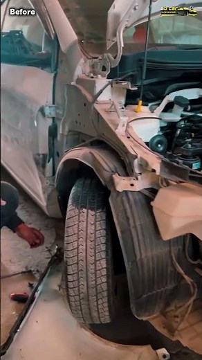Kia Picanto Front Accident Repair | Full Paint & New Parts Installation | Before After Pakistan