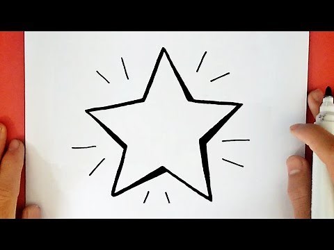 COMO DIBUJAR UNA ESTRELLA DE 5 PUNTAS