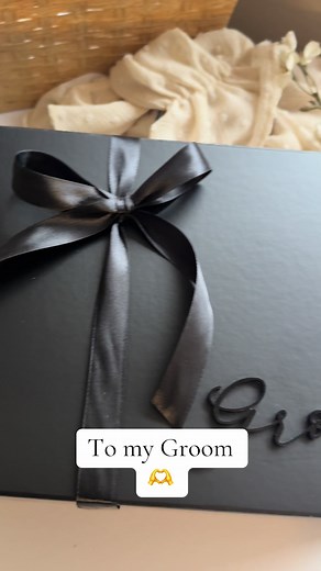 Groom's Wedding Day Gift Box Ideas