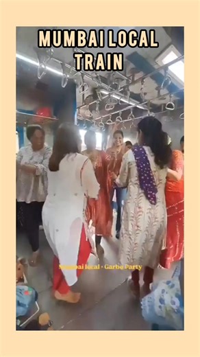 7.9K views · 116 reactions | Mumbai local train main Garba #mumbai | Bhindi Bazaar | Facebook