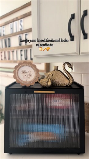 absolutely love our bread box! keeps bread fresh and it’s so aesthetic! #breadbox #bread #kitchengadgets #summerwins #dealsforyoudays
