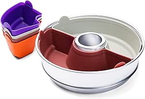 Omnia 6-pack Silicone Molds, Quarters and Halves