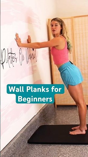Wall Planks for Absolute Beginners | Easy Upper Body Workout at Home