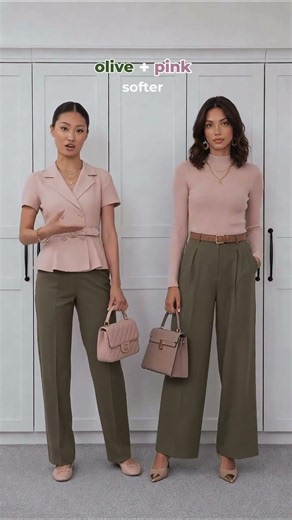 these color combos with olive will change your outfits 🤍 #fashioninspo #ootd