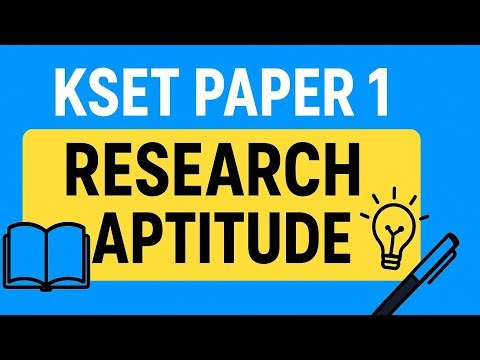 KSET 2025 | Important MCQ Questions with Answers | Research Methods