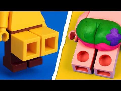 I improved CURSED SpongeBob knockoffs in LEGO