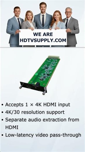 WolfPack 4K/30 HDMI Input Card with Separate Audio Out