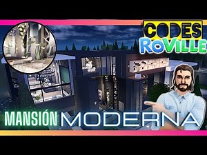 Mansión con ESPACIOS ABIERTOS ❗❗❗ Roville CODE Roblox