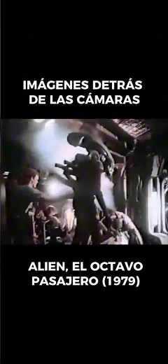 ALIEN, EL OCTAVO PASAJERO - IMAGENES INEDITAS DETRAS DE LAS CAMARAS #cine #series #peliculas