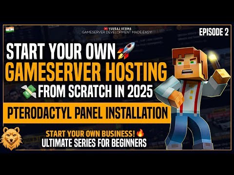 Install Pterodactyl Panel with Domain in 2025 | Start Your Own Game Server Hosting Series – Part 2