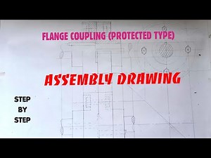 FLANGE COUPLING PROTECTED TYPE ASSEMBLY DRAWING