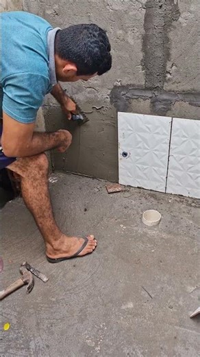 Installing cladding #construction #building #shortvideo