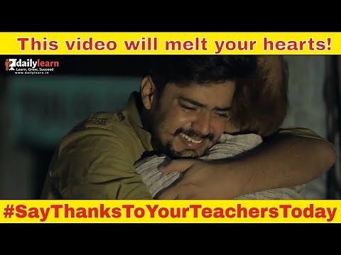 This video will melt your hearts this Teachers Day | Short Film | Teachers Day Emotional Video