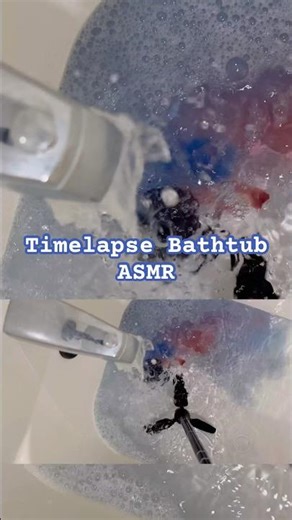 bathtub filling - color changing tabs #sleepsounds #ASMR