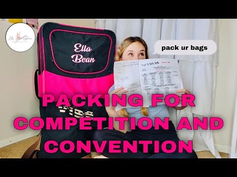 Packing for dance competition/convention!! Always be prepared!