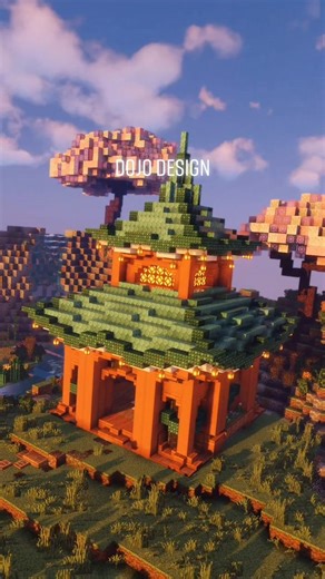 Acacia Dojo Build in Minecraft