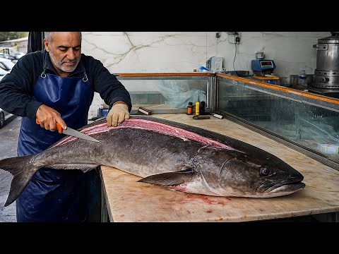 How to Fillet and Skin a Huge Cobia Easily