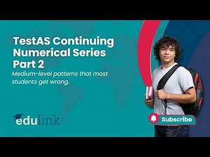 TestAS Continuing Numerical Series 2 - medium level patterns (edulink preparation books)