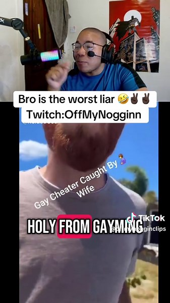 Man said gayming 🤣✌🏿twitch:OffMyNogginn #offmynoggin #clips #fyp #funny #streamer