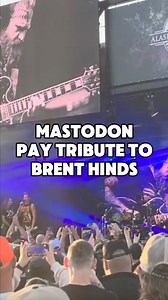 Mastodon gave a heartfelt tribute to co-founding member Brent Hinds on stage in Alaska on Friday night (8/22), following Brent’s sudden and tragic death on Wednesday. 🎥: fsdks1999 on YouTube | BrooklynVegan