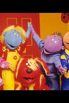 Tweenies behind the scenes photos from 1999