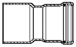 Viega ProPress 91457 4 x 3 inch FTGXC Reducer XL