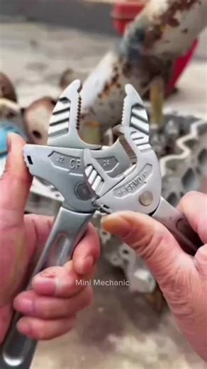This multifunctional pliers wrench is the perfect all-in-one hand tool for gripping, holding, pressing, and bending metal parts with precision. 🔧💪 Ideal for mechanics, DIY enthusiasts, and workshop professionals, this versatile tool replaces multiple spanners and adjustable wrenches in one compact design. Follow for more satisfying workshop tools and mechanical repair Shorts! ⚙️🔥 #ToolReview #MechanicTools #GarageLife #DIYRepair #Workshop