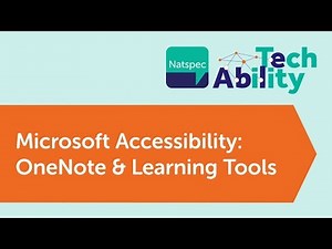 Microsoft Accessibility: OneNote and Learning Tools