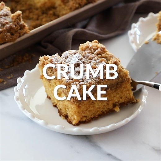 7.4K views · 99 reactions | This is a deliciously moist New York style crumb cake with an extra-large helping of brown sugar cinnamon crumb topping over a buttery sour cream coffee cake base! | Small Town Woman | Facebook