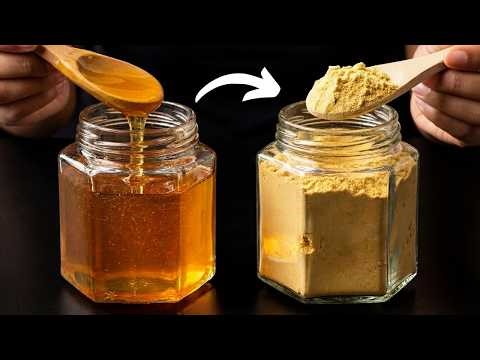 How to Make Honey Powder | Easy recipe, No dehydrator, Homemade Honey Recipe