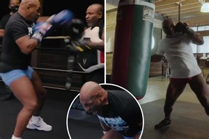 Tyson, 55, looks terrifying in gym and says 'fight like hell for everything'