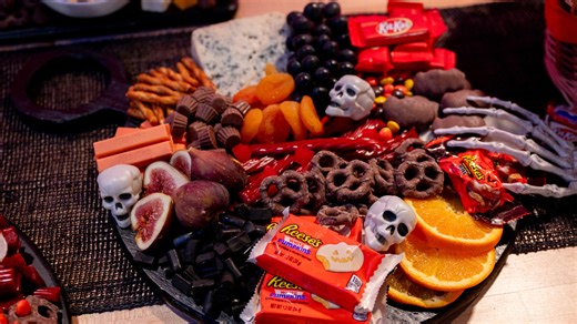Leftover Halloween candy crafts: Cheese boards, cocktails, more