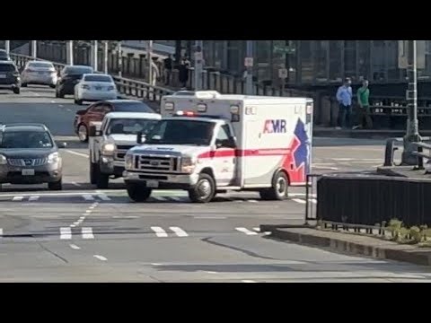 [BULLHORN] AMR ambulance responding downtown Seattle
