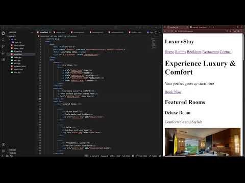 HTML Crash Course with Project|| Day - 01|| Learning Web Development|| Let's Learn Tech Live Stream