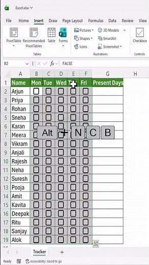 Old Way Wastes Time – Automate Tracker Instantly #excel #excelforbeginners #exceltips #tutorial