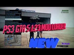 PS3 GTA 5 1.23 Online/Offline Mod Menu + Download