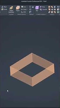 "Ruled Surface"Feature in Autodesk Inventor #inventor2025 #3dmodelingsoftware #smmartdraftsman