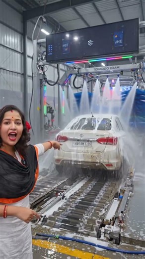 New car washing machine #viralshort #newtechnology #car washing machine