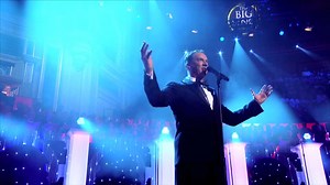 The Winning Hymn, How Great Thou Art, performed by Russell Watson and the choir and the congregation at the Royal Albert Hall.