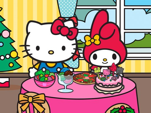 Play Hello Kitty And Friends Xmas Dinner | Free Online  Games. KidzSearch.com