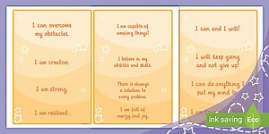 Resilience Affirmation Cards